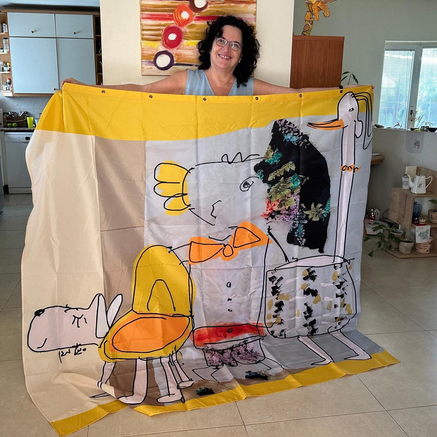 Sigalunga Design Shower Curtains