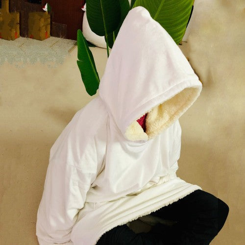 DAD Blanket Hoodie Sherpa Super Soft 2 Sides