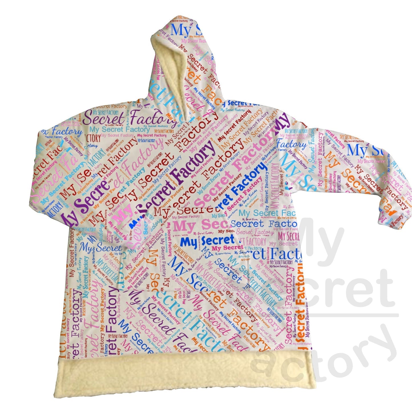 DAD Blanket Hoodie Sherpa Super Soft 2 Sides