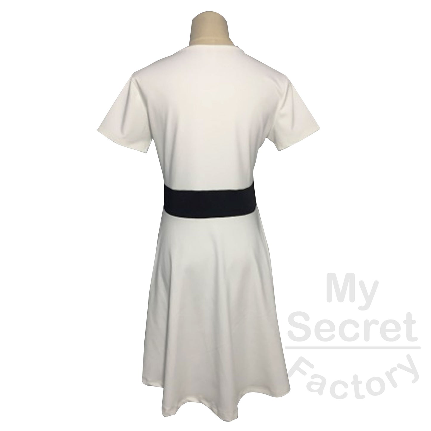 87/13 Capped Sleeve Skater Dress