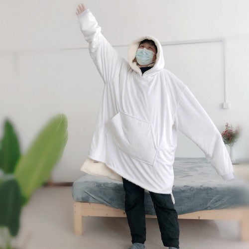 DAD Blanket Hoodie Sherpa Super Soft 2 Sides