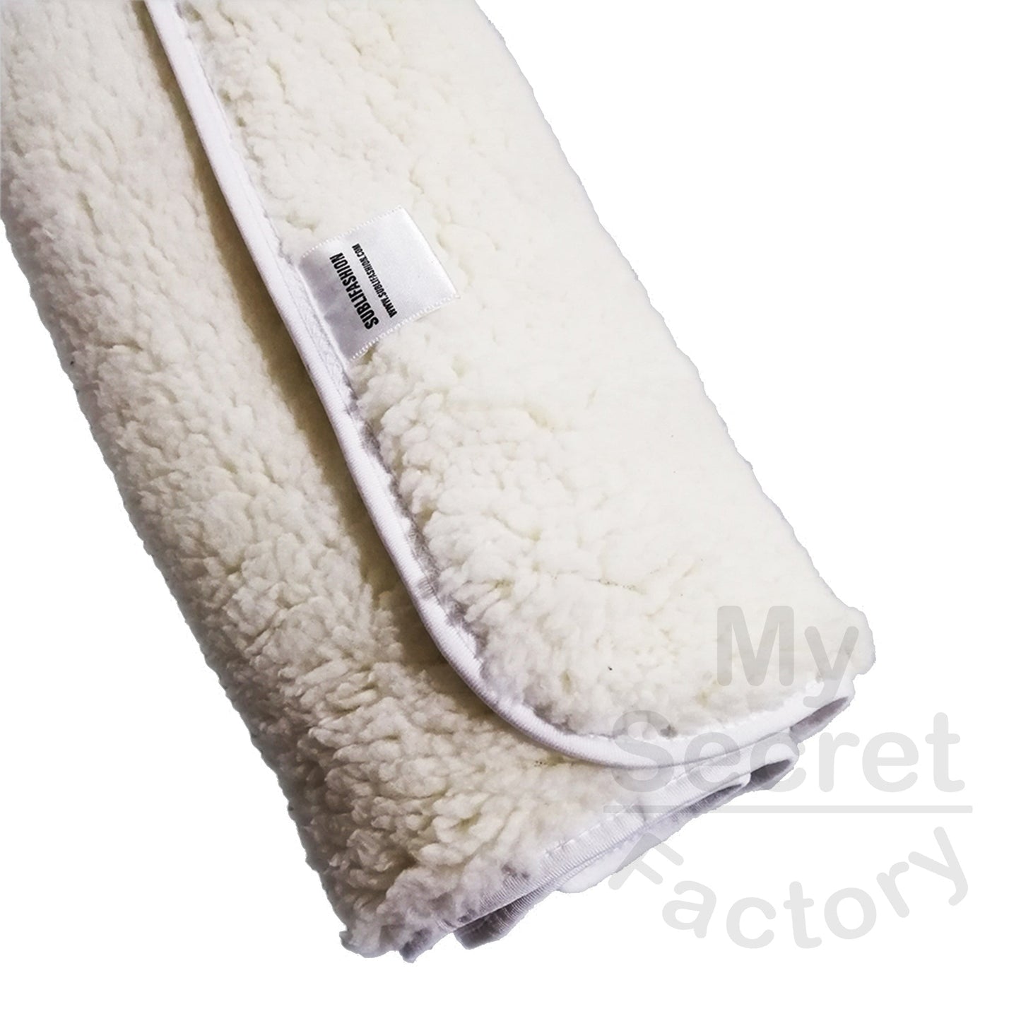 Village Sherpa Blanket 2 Layers With Printed On Super Soft