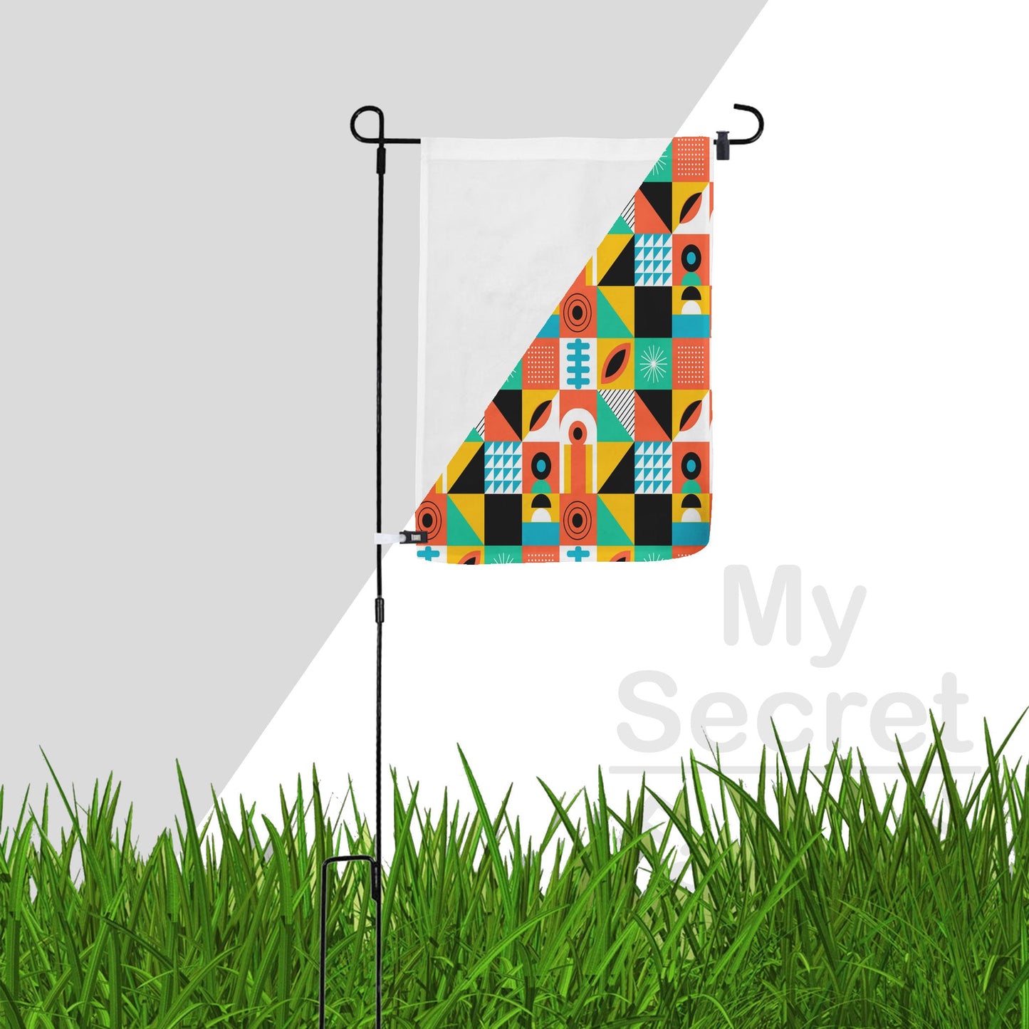 Garden Flag Set With Stand