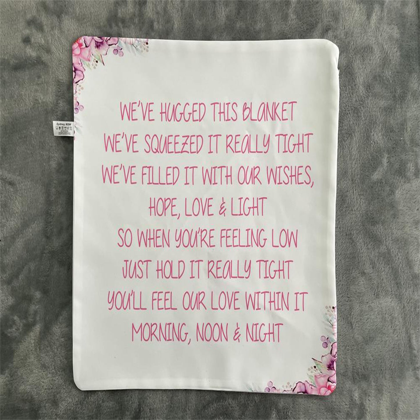 Hugged Blank Learning Cushion (One Side Print)