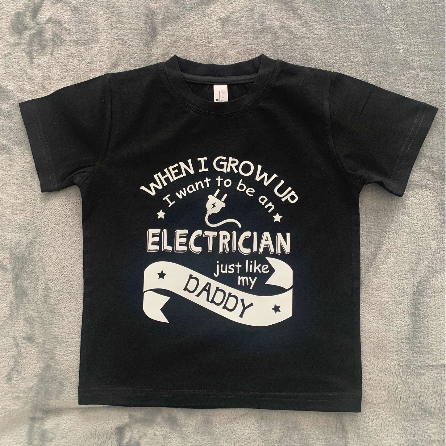 When I Grow Up Kids T-shirt Round Neck