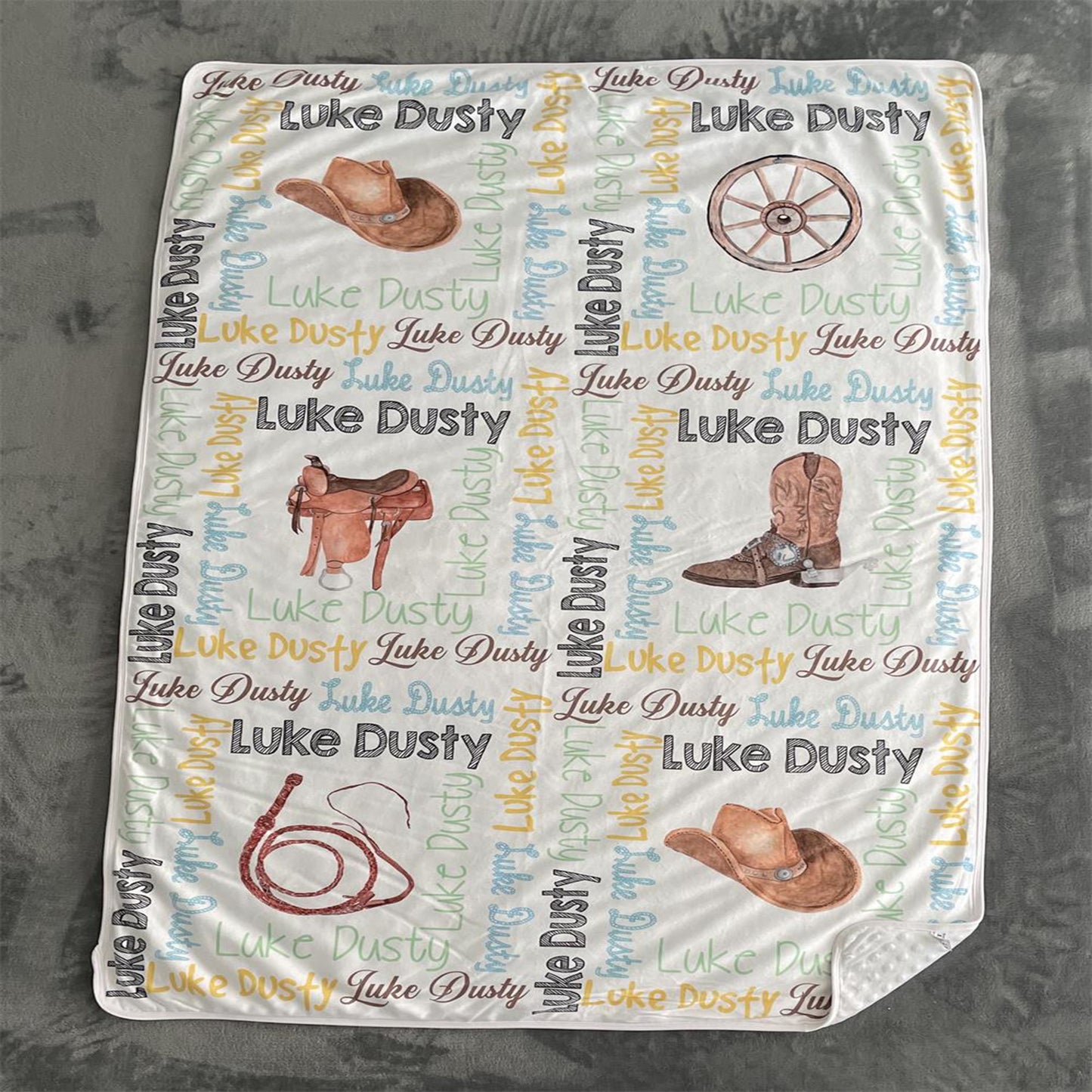 Luke Dusty Mink Blanket