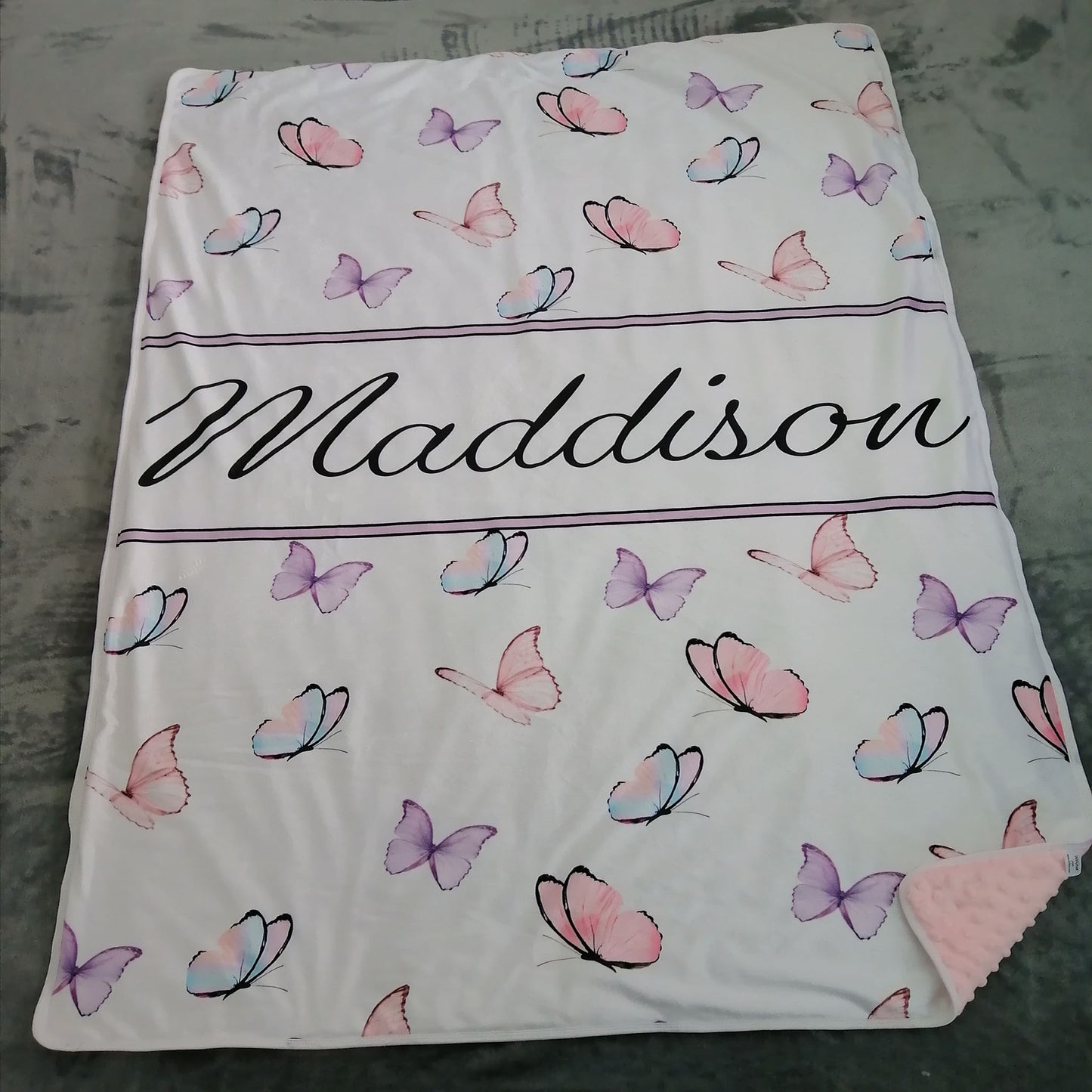 0000009A Maddison Butterfly Mink Blanket