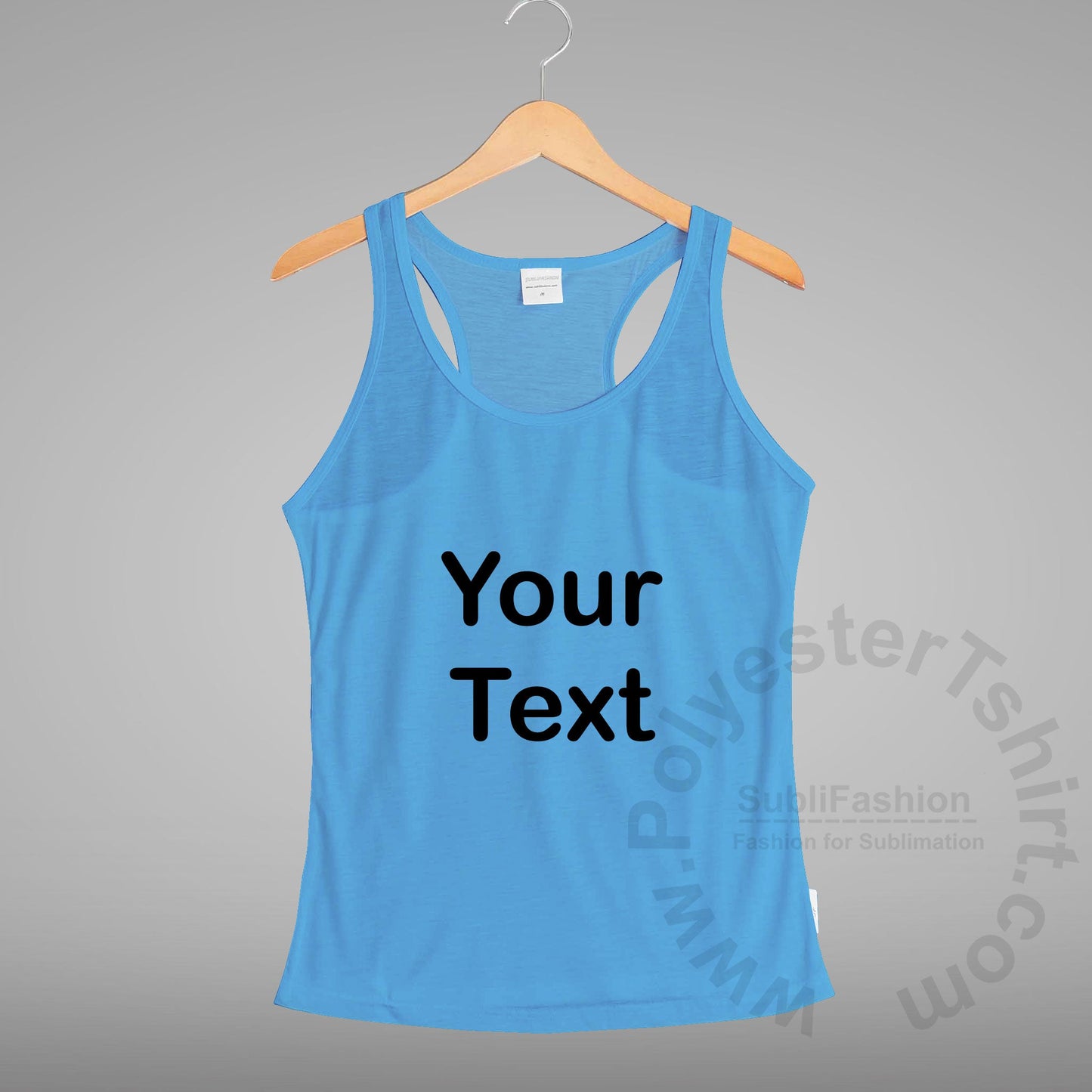 Tank Top Racer Back Women Text Only Plus Size