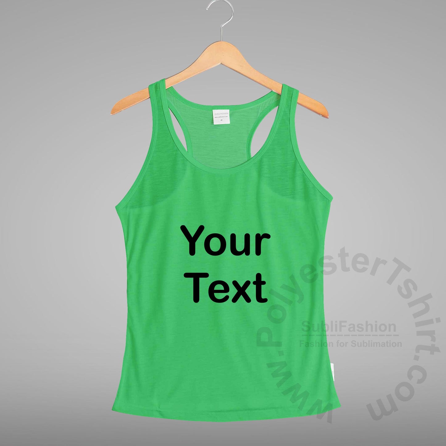 Tank Top Racer Back Women Text Only Plus Size