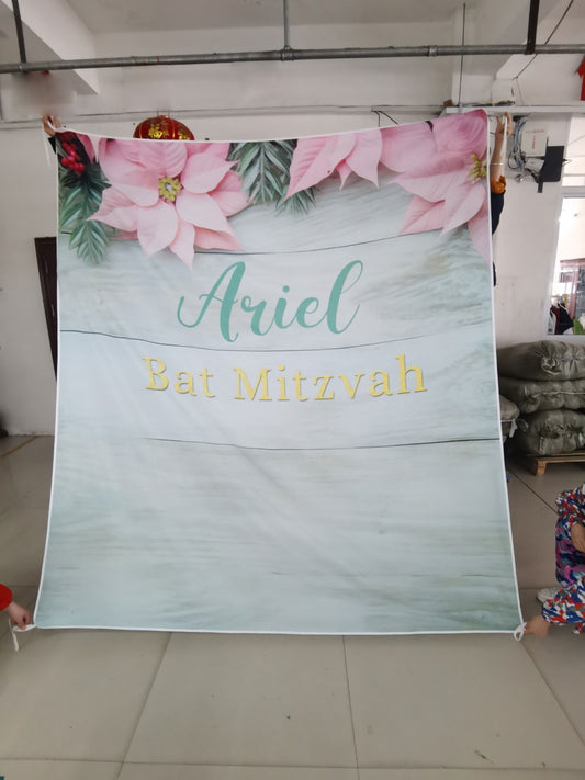 Bat Mitzvah Backdrop Backdrop