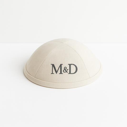 Cotton Linen kippa