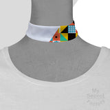 Neck Band With Snaps Heavy Fabric