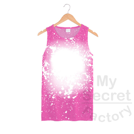 Faux Bleach Tank Top Plus Size