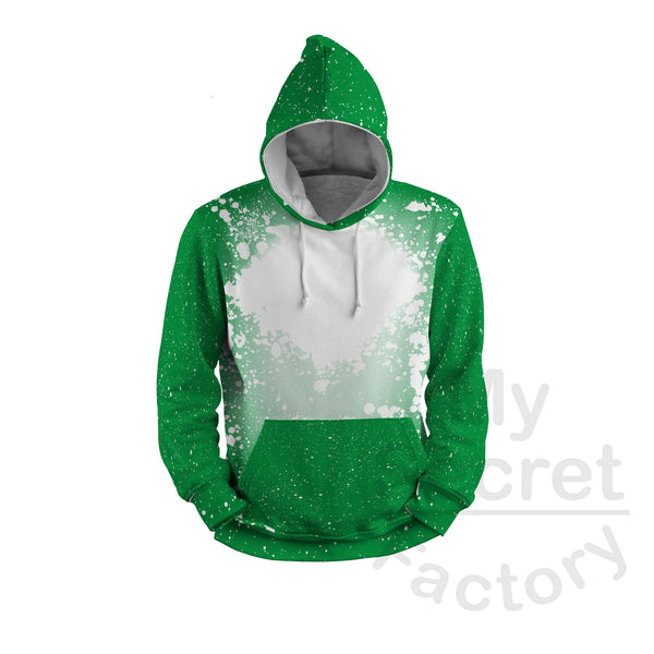 Faux Bleach Design Hoodie Brush