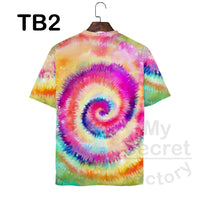 Tie Dye Bleach T-Shirt Sublimation