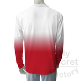 Jersey Long Sleeves Ombre T-Shirt