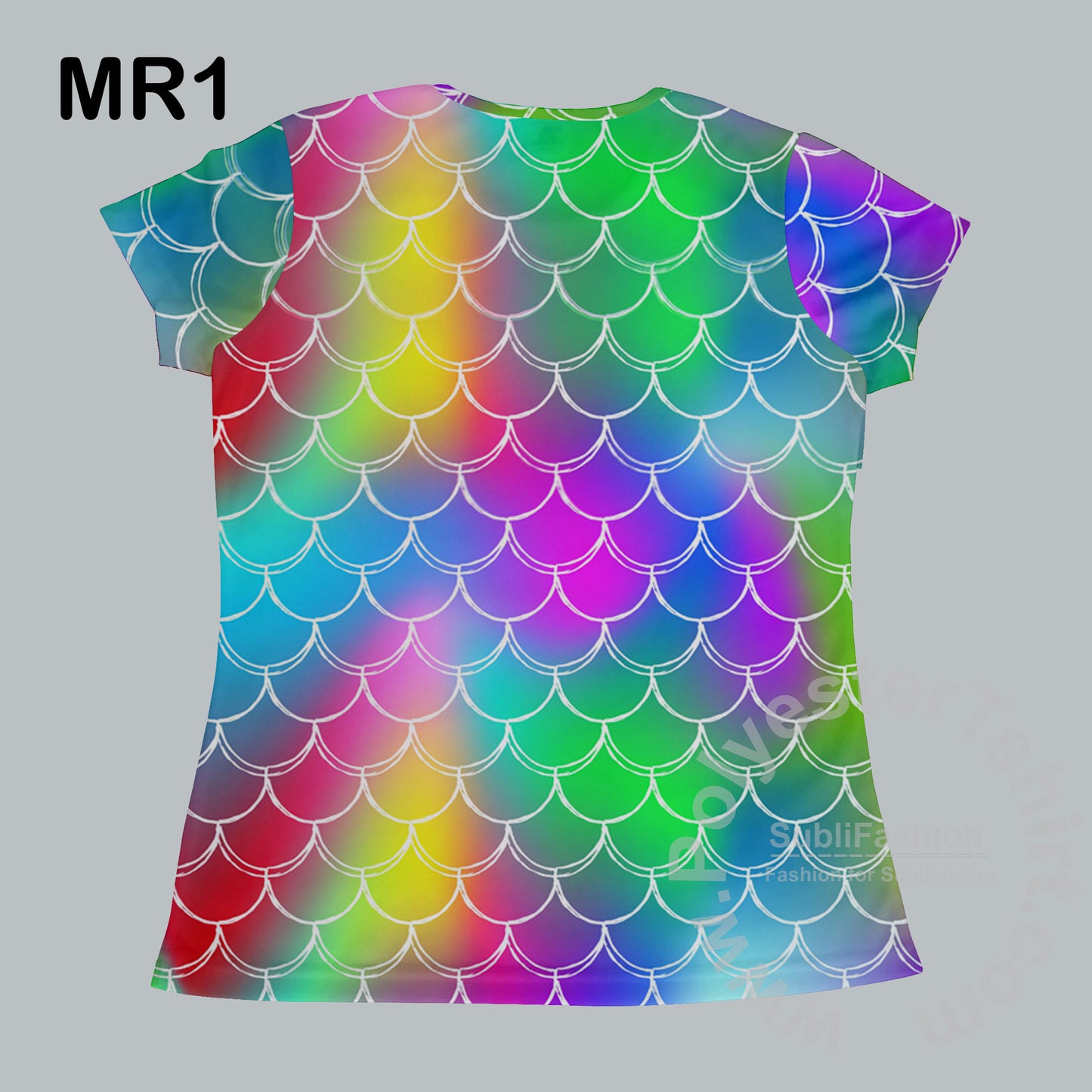 Mermiad Polyester Cotton-Feel Women T-Shirt