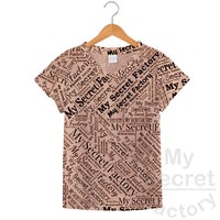 Cotton-Feel Poly V-neck Women Connie T-shirt
