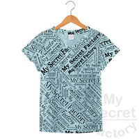 Cotton-Feel Poly V-neck Women Connie T-shirt