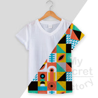 Cotton-Feel Poly V-neck Women Connie T-shirt