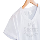 Cotton-Feel Poly V-neck Women Connie T-shirt