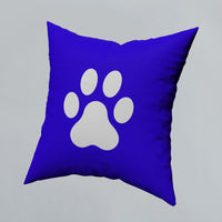 Pillow Cover Paw Photos Print One Side With Zipper