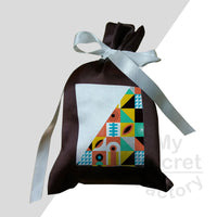 Photo Panel Drawstring Satin Bags 12x17cm (4.7x6.7")
