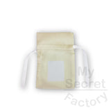 Photo Panel Drawstring Satin Bags 12x17cm (4.7x6.7")