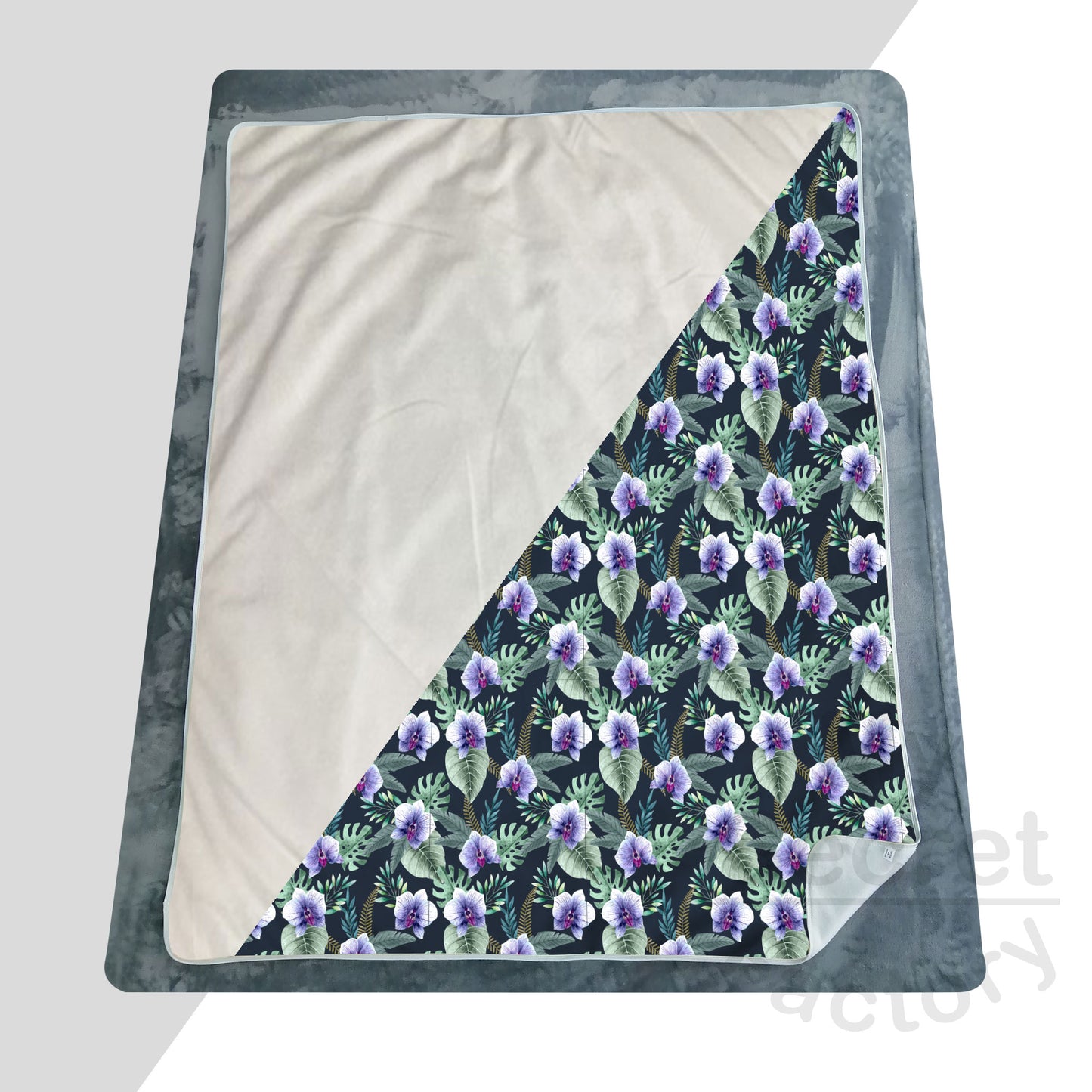 Super King 2 Ply Flannel-Fleece Blanket 225X330cm (88X130")