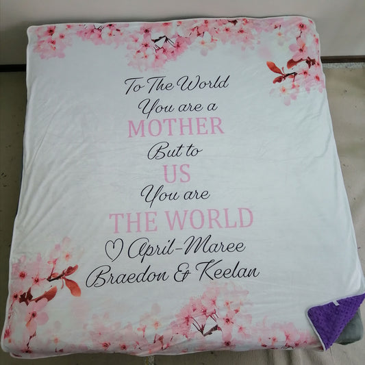 To The World Mink Blanket
