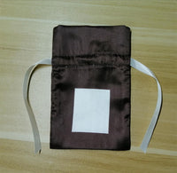 Photo Panel Drawstring Satin Bags 12x17cm (4.7x6.7")