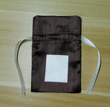 Photo Panel Drawstring Satin Bags 12x17cm (4.7x6.7")