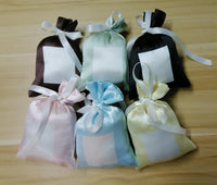 Photo Panel Drawstring Satin Bags 12x17cm (4.7x6.7")