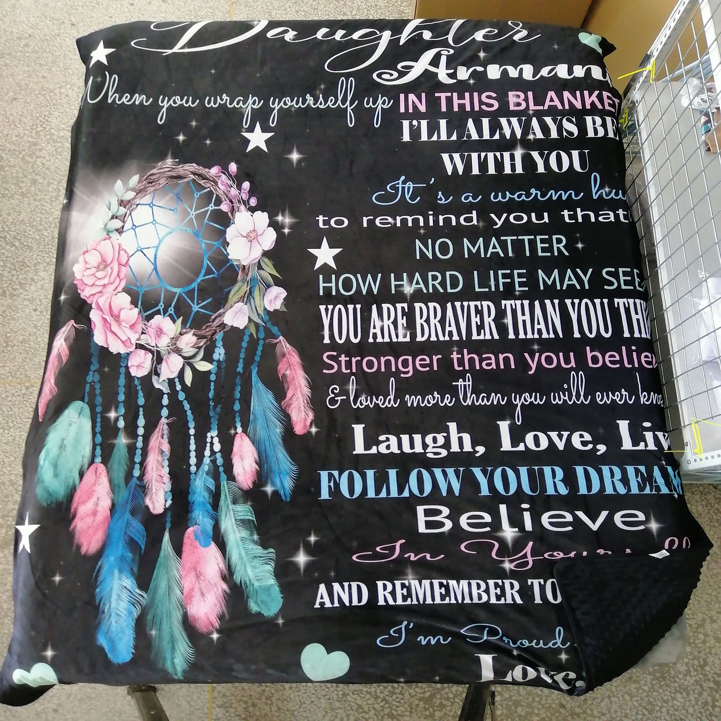 Daughter Armani Mink Blanket