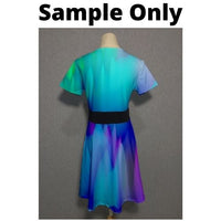 87/13 Capped Sleeve Skater Dress