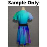87/13 Capped Sleeve Skater Dress