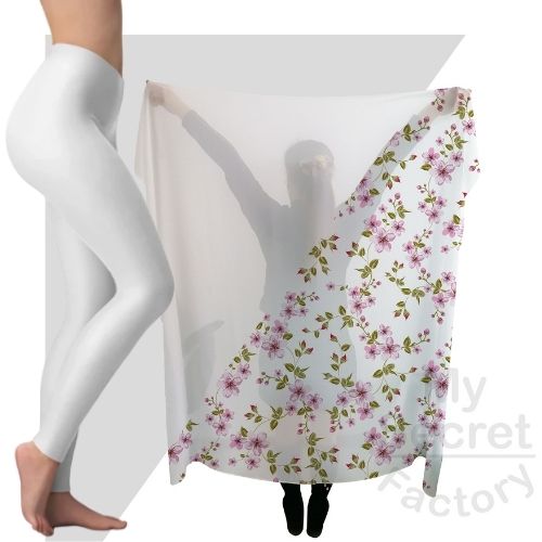 Women's Leggings & Chiffon Large Scarf Set