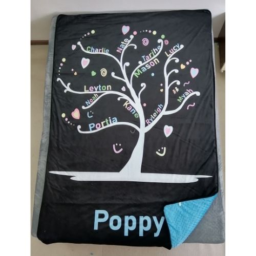 Mink Blanket Big Tree