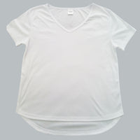 Cotton Hips Curve V-neck