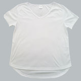 Cotton Hips Curve V-neck