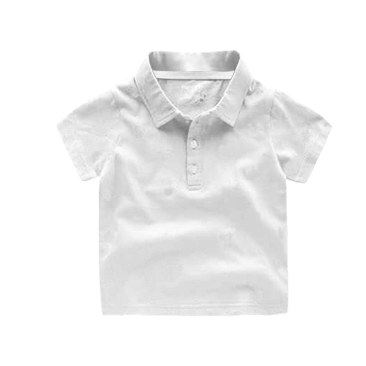 Polo Shirt Cotton/Elastic Short Sleeves - Toddler