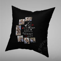 Pillow Cover Love Photos Print One Side With Zipper