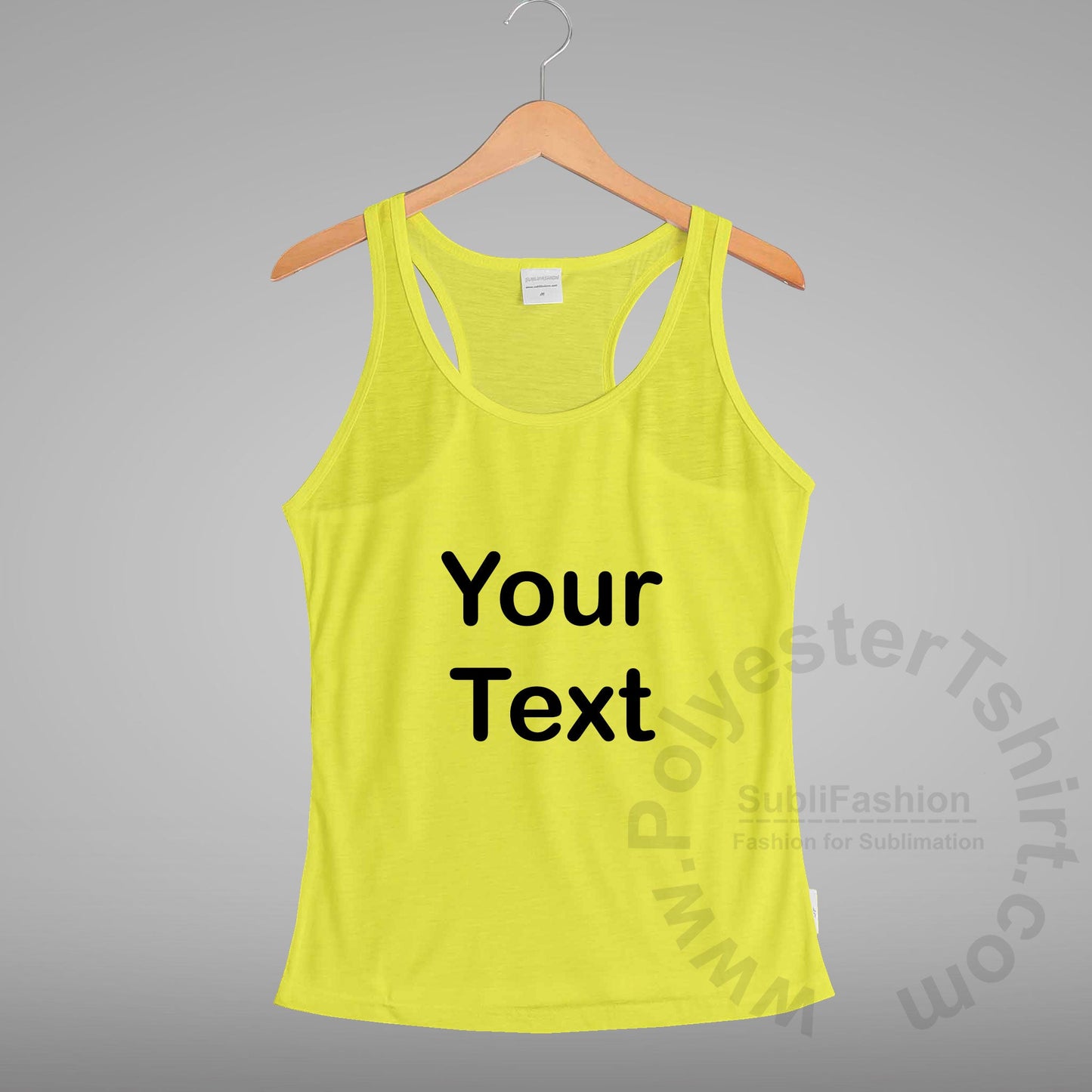 Tank Top Racer Back Women Text Only Plus Size