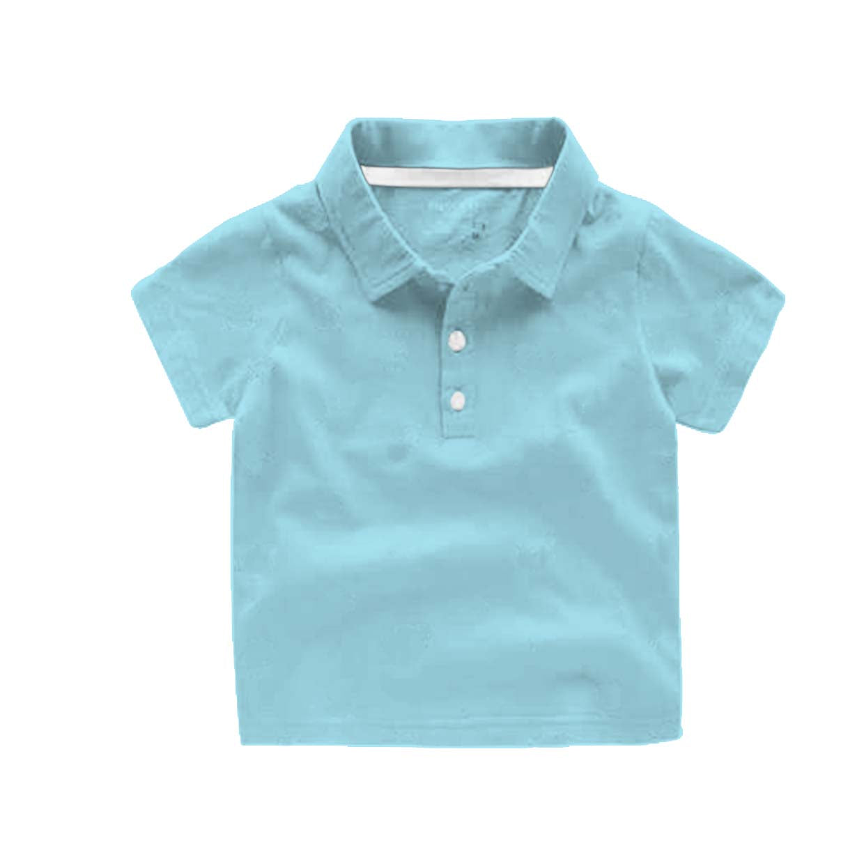 Polo Shirt Cotton/Elastic Short Sleeves - Toddler