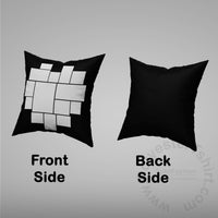 Pillow Cover Heart Photos Print One Side With Zipper