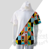 All Over Print Ombre Toddler-Youth Hoodie T-Shirt Short Sleeve